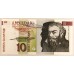 SLOVENIA 1992 . TEN  10 TOLARJEV BANKNOTE 
